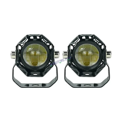 HJG Dual Mini 60W Foglight Foglamp Led Fog Driving Lights Headlights Auxiliary Lights HJG car Lighting System, Set of 2 - Biker.Store - www.biker.store