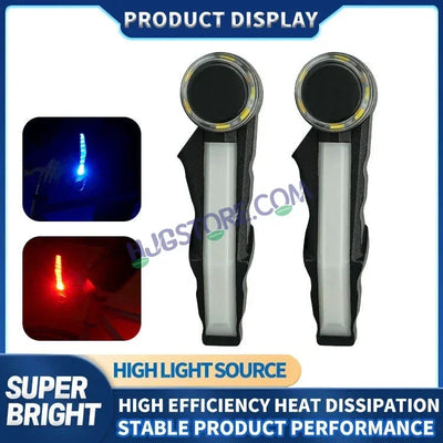 HJG Knuckle Guard with Handle Light Combo with White/Blue/Red DRL Mode and Running Yellow Turn Signals Universal for Motorcycles for Hand Protection Red DRL/White/Running Yellow Turn Signal Universal For All Bikes LIU HJG Knuckle Guard Hand Guard with DRL - Biker.Store - www.biker.store