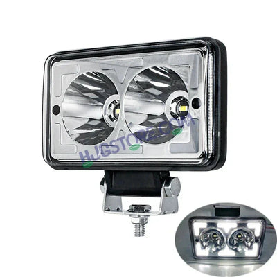 HJG W10 5x6" Classic Square Foglight Headlight 31W 6 Inch Foglight White/Yellow DRL Dual LED Foglight Amber/White DRL White Light 31W Foglight Ultra Wide Dual Intensity LED Driving Fog Lights Universal For All Cars & Bikes LIU HJG Classic W10 5x6 Inch Fog - Biker.Store - www.biker.store