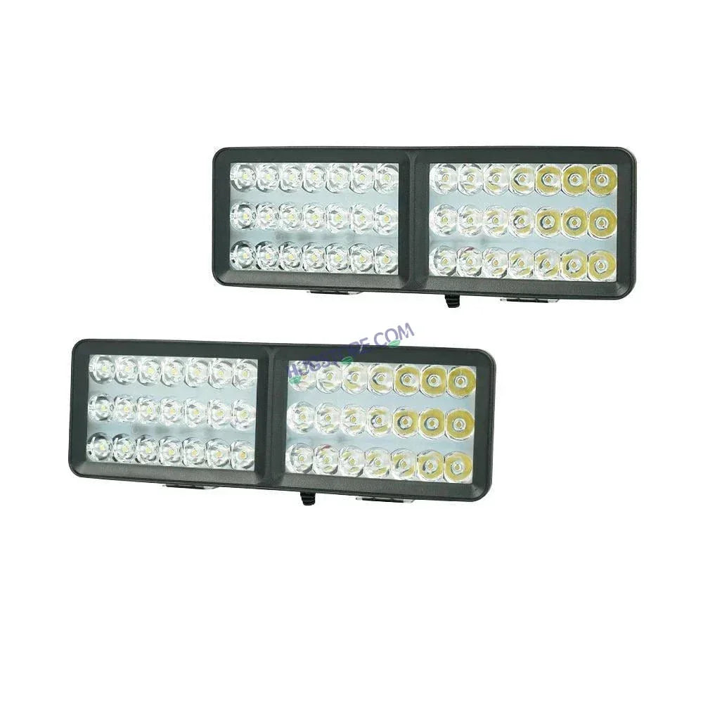 HJG 42 LED Rectangle Foglight Foglamp HJG Car Accessories Led Headlights Mini Driving Lights Led Fog Lights For Motorcycle Lights, Set of 2 - Biker.Store - www.biker.store