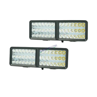 HJG 42 LED Rectangle Foglight Foglamp HJG Car Accessories Led Headlights Mini Driving Lights Led Fog Lights For Motorcycle Lights, Set of 2 - Biker.Store - www.biker.store
