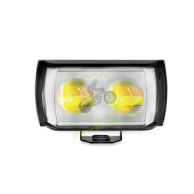 BB1813 White Yellow Dual Color Moto Spotlight