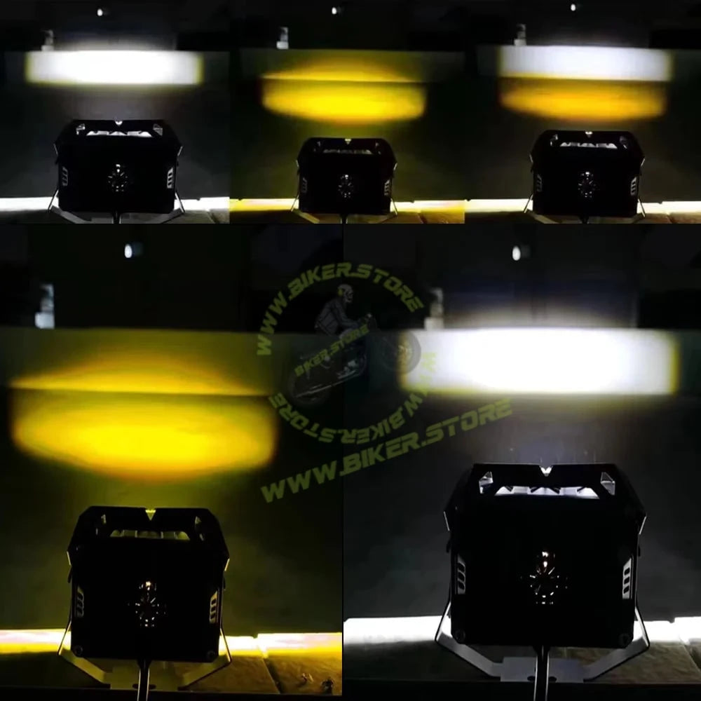 Hot Sales 6Lens Led Motorcycle Spotlights