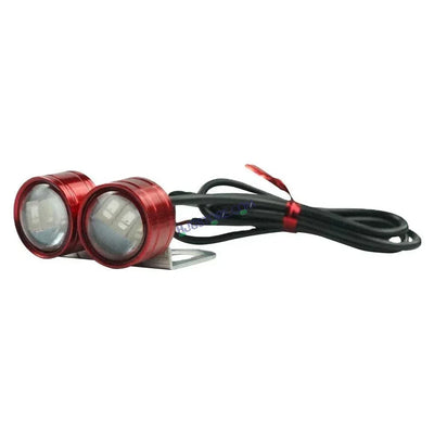 HJG Red Strobe Light with Flashing Handle Light Red & Blue Universal for Motorcycle, Car, SUV Set of 2 Strob Light HJG, Red - Biker.Store - www.biker.store