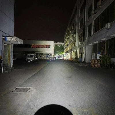 HJG 6 LED 120W Round CREE Foglight Foglamp with Yellow Cover 120W 6 LED HJG 120W 5 LED Car Accessories Led Headlights Lights Led Fog Lights For Motorcycle Car SUV Lights, Set of 2 with Wiring Harness Kit HJG 6 LED Round 120W - Biker.Store - www.biker.store