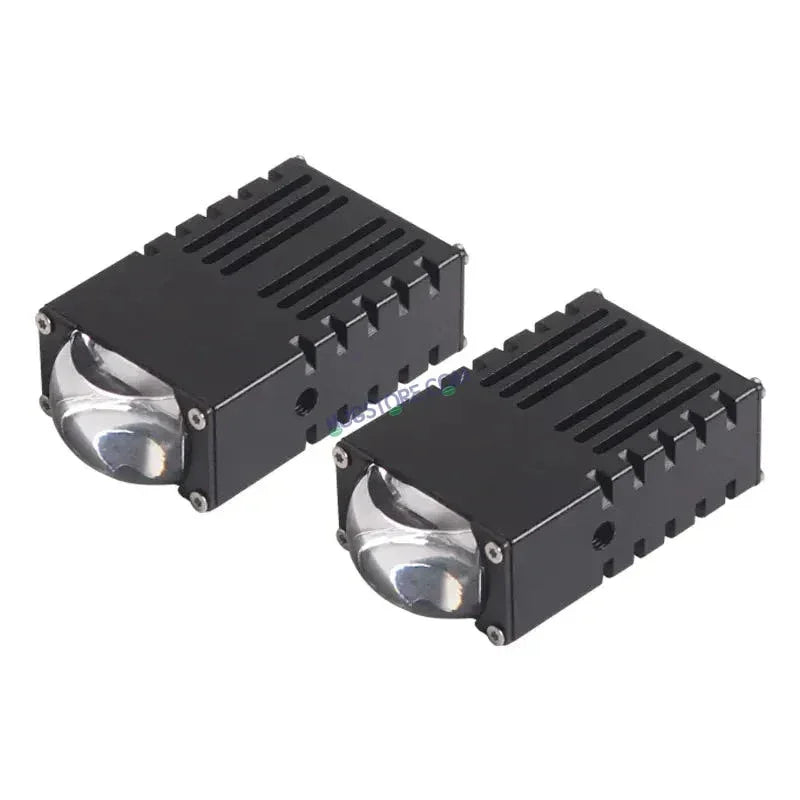 LIUHJG LIU HJG Waymaker Fog Light Dual Colour Fog Light Mini Drive Yellow White & Red Devil Eye Slim Drive Light Version 4 With Red Devil Eye And Wiring With Canbus Universal For All Cars and Motorcycles (2Pcs) LIUHJG - Biker.Store - www.biker.store