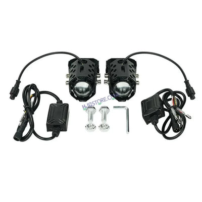 HJG Dual Mini 60W Foglight Foglamp Led Fog Driving Lights Headlights Auxiliary Lights HJG car Lighting System, Set of 2 - Biker.Store - www.biker.store