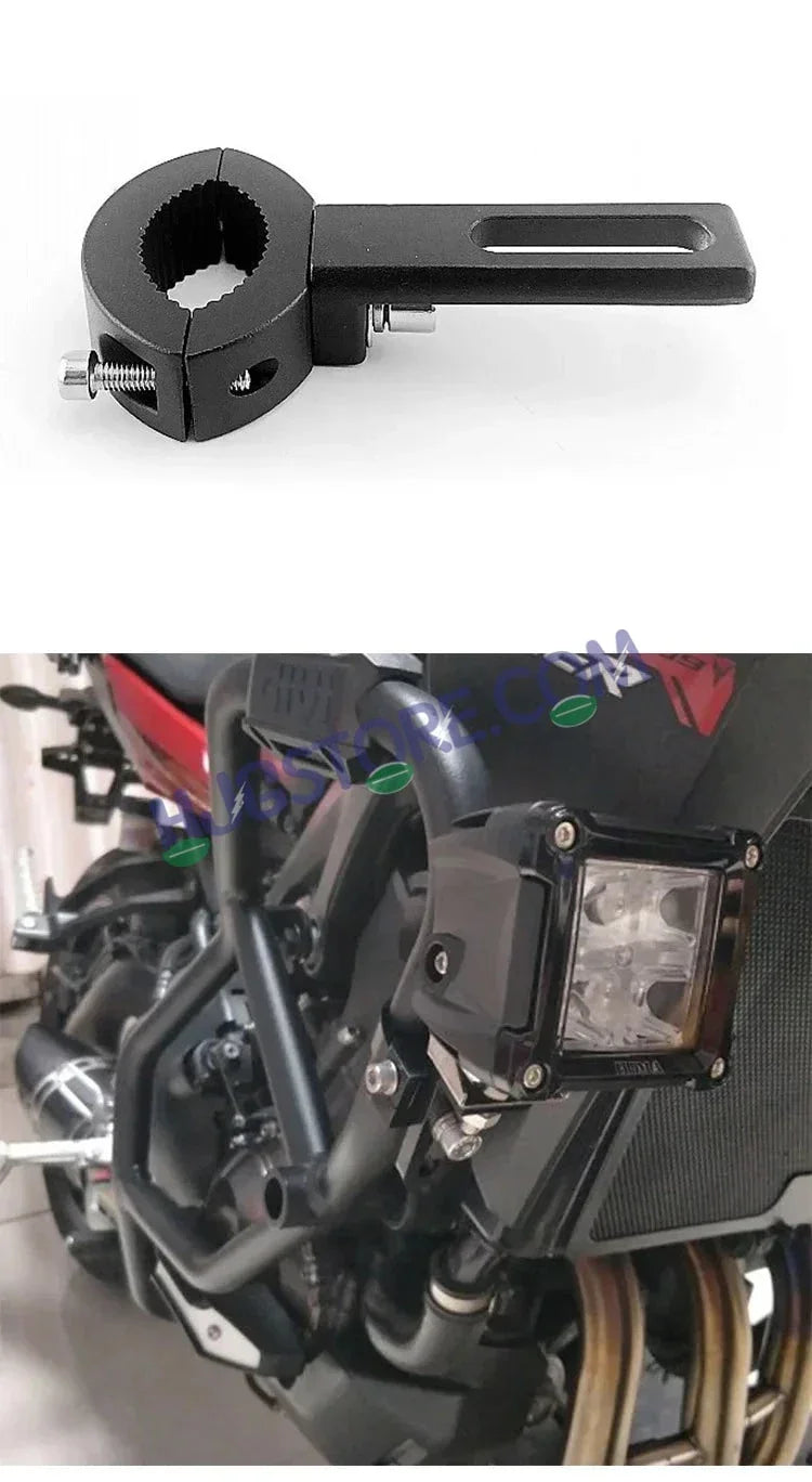 HJG New Heavy Duty Premium Small 63mm Clamps Suitable for Upto 4cm width Mounting Clamps Leg Guard & Fork Compatible Clamp Fork Clamps Universal Clamps For Mounting Fog Lights Universal ( Pack Of 1 Set, 2pc), LIU HJG Premium 63mm Small Clamps (Upto 4cm) - Biker.Store - www.biker.store