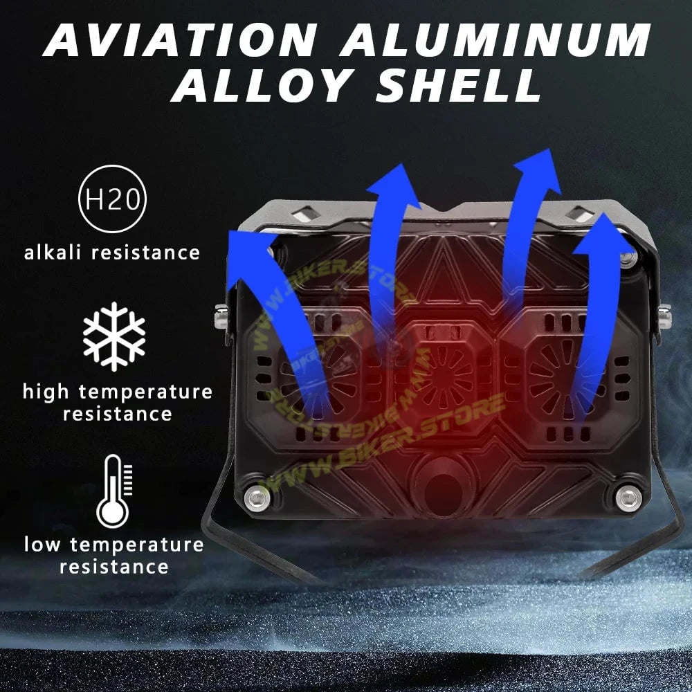Hot Sales 6Lens Led Motorcycle Spotlights