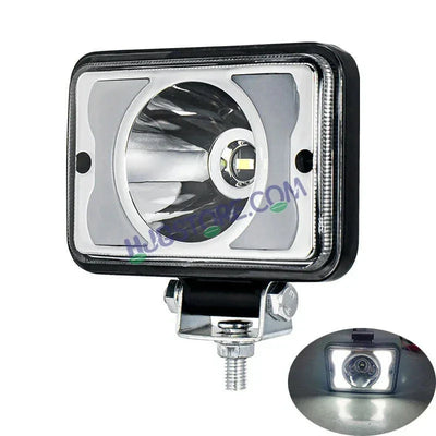 HJG W11 4x5" Classic Square Foglight Headlight 4x5 Inch Foglight White/Yellow DRL Dual LED Foglight Amber/White DRL White Light Foglight Ultra Wide Dual Intensity LED Driving Fog Lights Universal For All Cars & Bikes LIU HJG Classic W11 4x5 Inch Fog - Biker.Store - www.biker.store