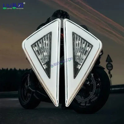 HJG Bike Indicator Waterproof Flexible Blinker Bright LED Indicators Universal For All Bike Models Motorcycle Turn Signal Lights HJG Indicator with DRL 231114 231113 - Biker.Store - www.biker.store