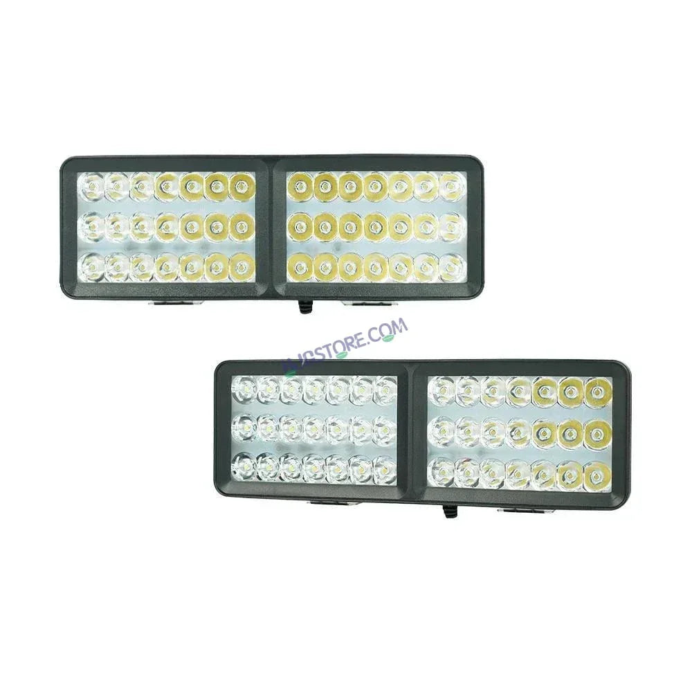 HJG 42 LED Rectangle Foglight Foglamp HJG Car Accessories Led Headlights Mini Driving Lights Led Fog Lights For Motorcycle Lights, Set of 2 - Biker.Store - www.biker.store