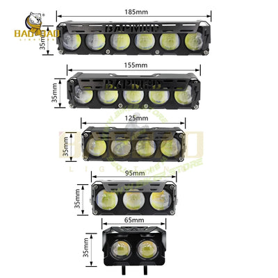 3 4 5 6 Lens Aluminum Mini Driving Systems