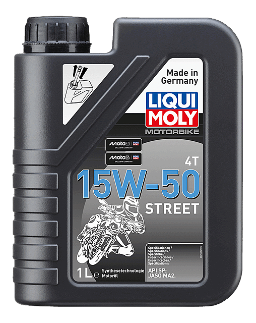 Liqui Moly Motorbike 4T 15W-50 Street Engine Oil (1L) - Biker.Store - www.biker.store
