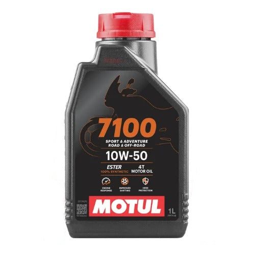 MOTUL 7100 4T 10W-50 1L + Engine flush 50ml + Petrol system clean 50ml Moto Marvel Offer - Biker.Store - www.biker.store