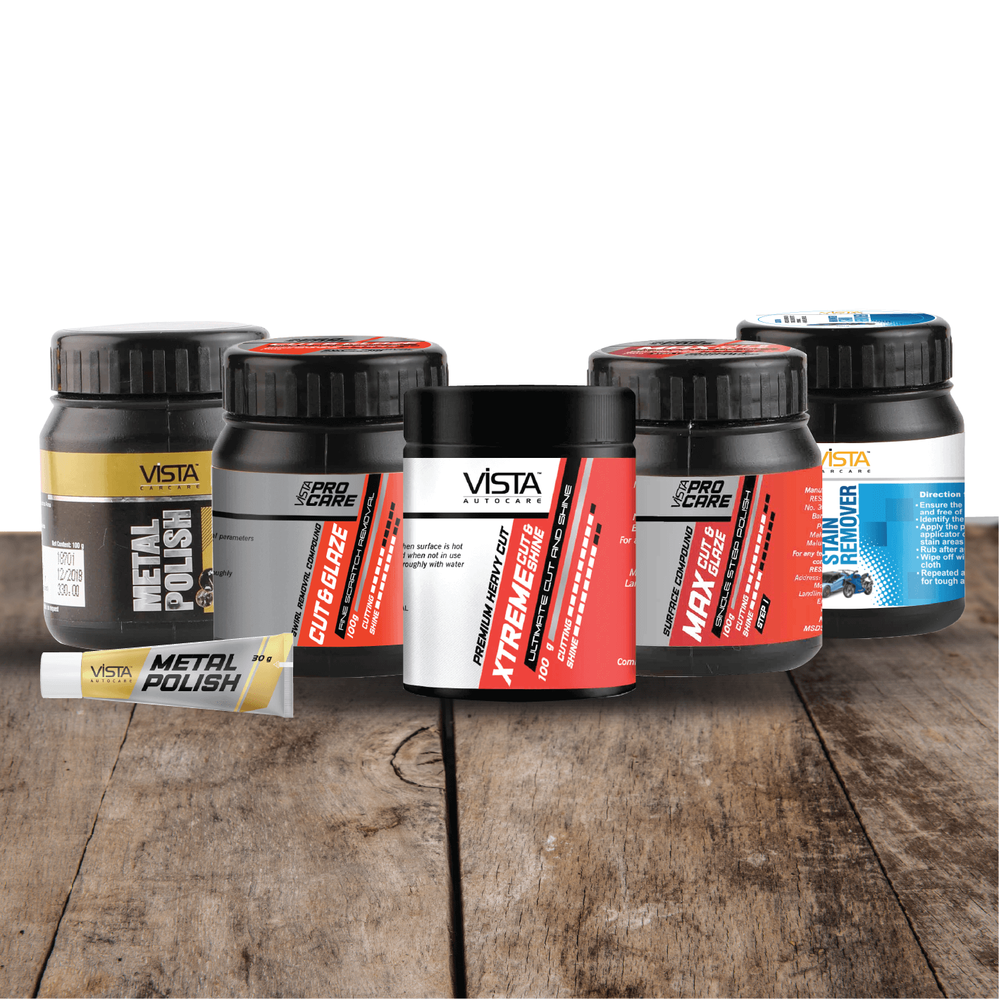 Vista Max Cut & Glaze 100 g | Minor Scratch Remover - Biker.Store - www.biker.store