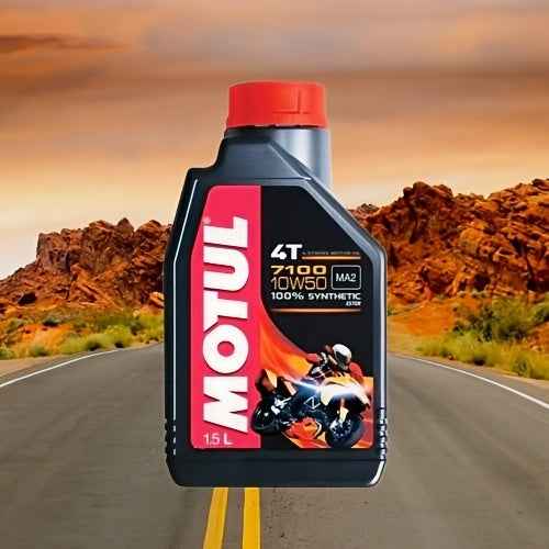 Motul 7100 4T 10W50 Engine Oil - 1.5L - Biker.Store - www.biker.store