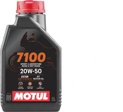 Motul 7100 4T 20W-50 1L + Engine Flush 50ml + Petrol System Clean 50ml Moto Marvel Offer - Biker.Store - www.biker.store