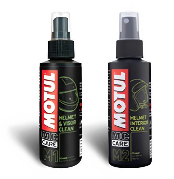 Motul M1 & M2 (Combo) Helmet and Visor Care Kit 100ml - Biker.Store - www.biker.store