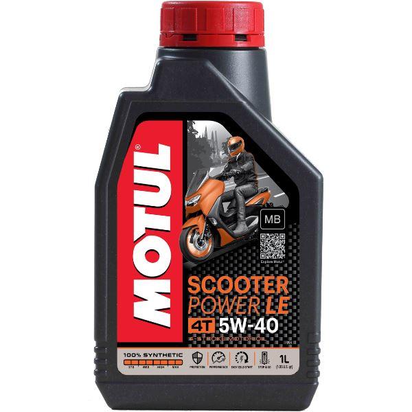 Motul Scooter Power LE 4T 5W-40 (Engine Oils 0.80L) - Biker.Store - www.biker.store