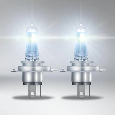 OSRAM H4 Night Breaker Laser +220% Headlight Bulb, 60/55W, 3900K, Pair - Biker.Store - www.biker.store