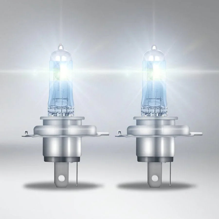 OSRAM H4 Night Breaker Laser +220% Headlight Bulb, 60/55W, 3900K, Pair - Biker.Store - www.biker.store