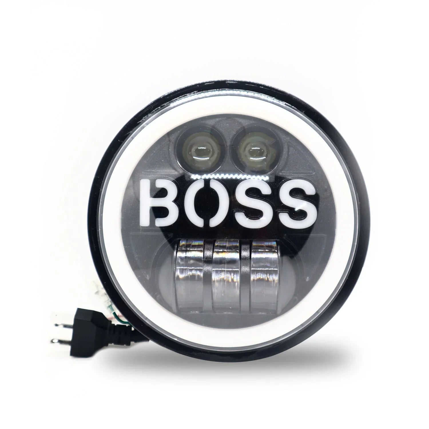 5.75 Inch LED Round Boss Headlight With DRL