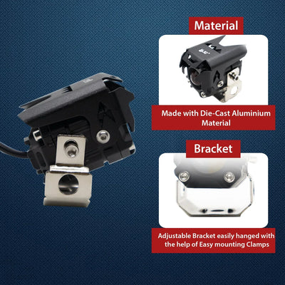 HJG 120W Mini LED Fog Projector Fog Light LED Work Light Fog Lamp Dual Color Motorcycle Lights Spot Light High beam/Low beam Electric Cars (Headlights) (12-80V DC – 60W) - Biker.Store - www.biker.store