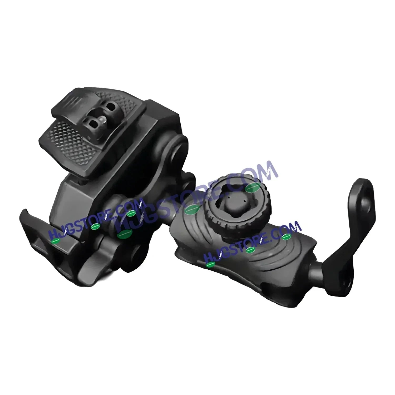 HJG Hexagon R6 Mobile Holder with Mirror Mount for Bike and Scooter, Two Wheelers Universal HJG Hexagon R6 Mirror Mount Mobile Holder Anti-Theft Mobile Holder 360 Degree Rotation Adjustable Size and Locking System LIU HJG Hexagon R6 Mirror Mount Holder - Biker.Store - www.biker.store