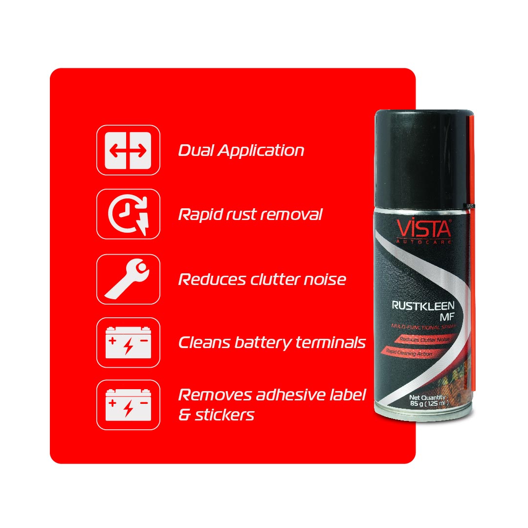 Vista Rustkleen Rust Remover Multi Purpose MF 125 ml - Biker.Store - www.biker.store