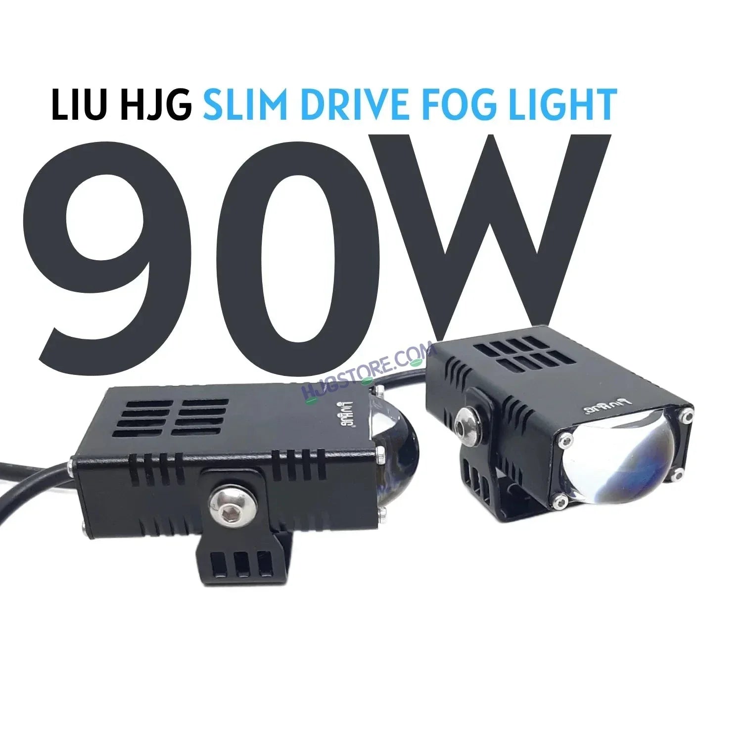 HJG Original Waymaker Dual Colour Fog Light Mini Drive Light Version 4 With Red Devil Eye And Wiring With Canbus For All Cars and Motorcycles (2Pcs) HJG Waymaker Foglight HJG - Biker.Store - www.biker.store