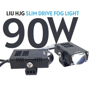 HJG Original Waymaker Dual Colour Fog Light Mini Drive Light Version 4 With Red Devil Eye And Wiring With Canbus For All Cars and Motorcycles (2Pcs) HJG Waymaker Foglight HJG - Biker.Store - www.biker.store