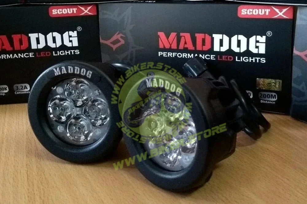 MADDOG Scout X Auxiliary light- 40 Watts - Biker.Store - www.biker.store