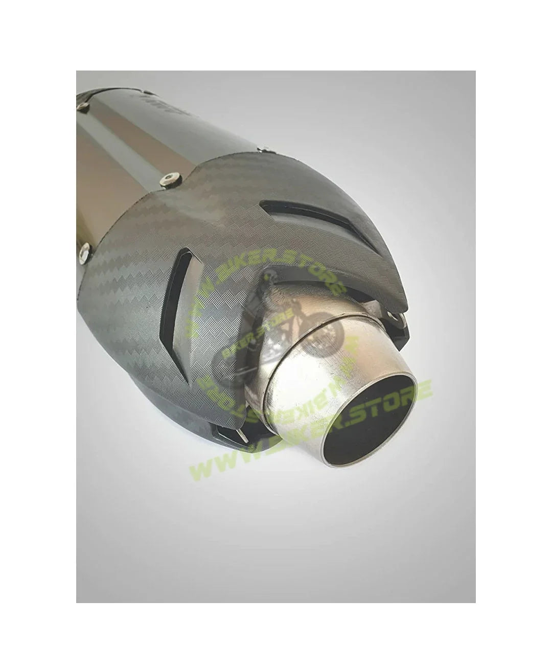 Mivv Motorcycle Universal Racing Exhaust For Yamaha R15v3 v2 v1 MT-15 Bajaj KTM Kawasaki Z900 Z800 Ninja (Black) - Biker.Store - www.biker.store