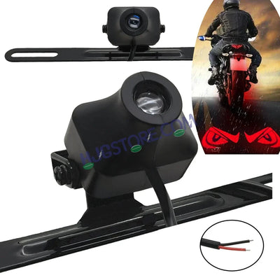 HJG Devil Eye Shadow Light License Plate Ground Projector Shadow Devil Eyes Red/Blue/White/Purple Universal for Two Wheelers/Cars/SUV Ground Devil Eyes Light Projection Universal For All Bikes and Cars LIU HJG License Plate Devil Eye Shadow Projector - Biker.Store - www.biker.store