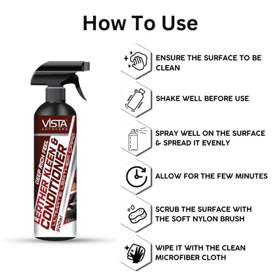 Vista Leather Kleen & Conditioner 500 ml - Biker.Store - www.biker.store