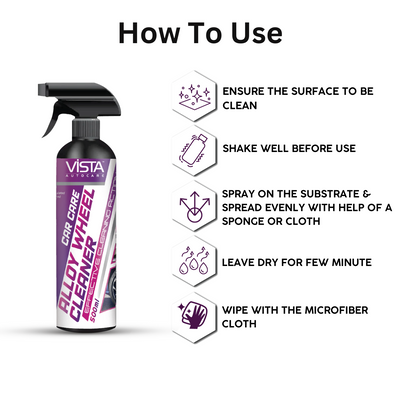 Vista Alloy Wheel Cleaner - 500 ml - Biker.Store - www.biker.store