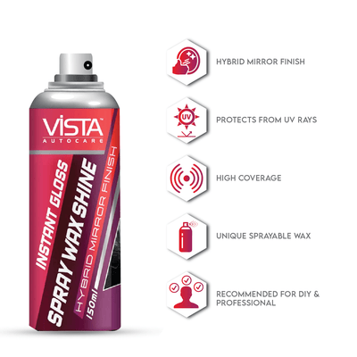 VISTA SPRAY WAX SHINE 150 ml - Biker.Store - www.biker.store