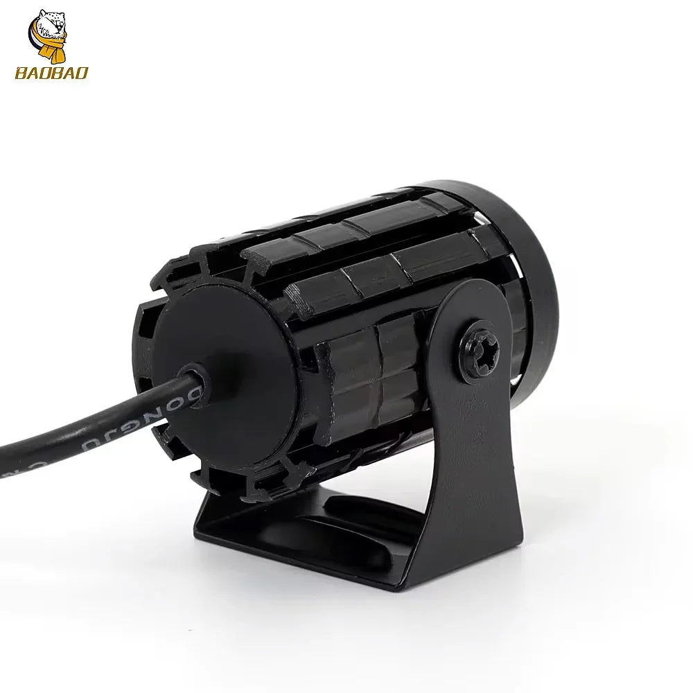 BAOBAO BB1284 LED Spotlight Lens Dual Color Fog Light For Motorcycle - Biker.Store - www.biker.store