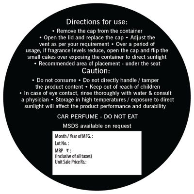 Vista Aura Natural Fiber Car Freshener - Arabian Aroma 40 g - Biker.Store - www.biker.store