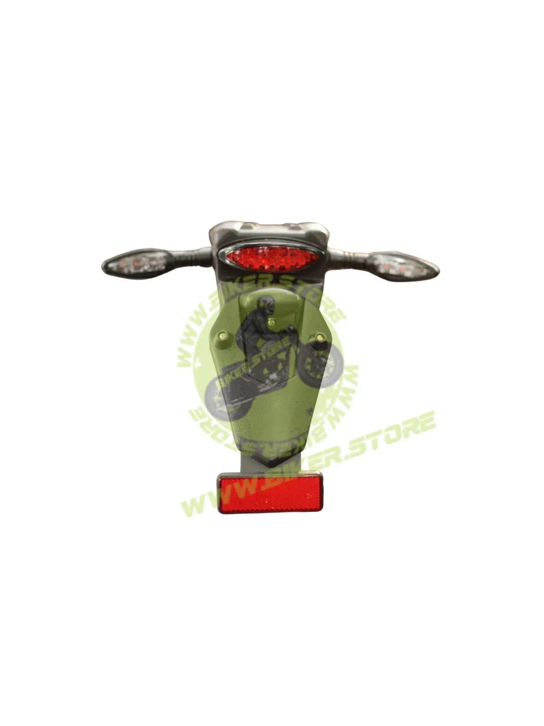 Short Tail Tidy for Hero Xpulse 200 4V | [ABS/with Tail Light] | Minimalist Fender Eliminator (Plug & Play) - [Black/ABS Finish] - Biker.Store - www.biker.store