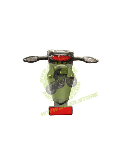 Short Tail Tidy for Hero Xpulse 200 4V | [ABS/with Tail Light] | Minimalist Fender Eliminator (Plug & Play) - [Black/ABS Finish] - Biker.Store - www.biker.store