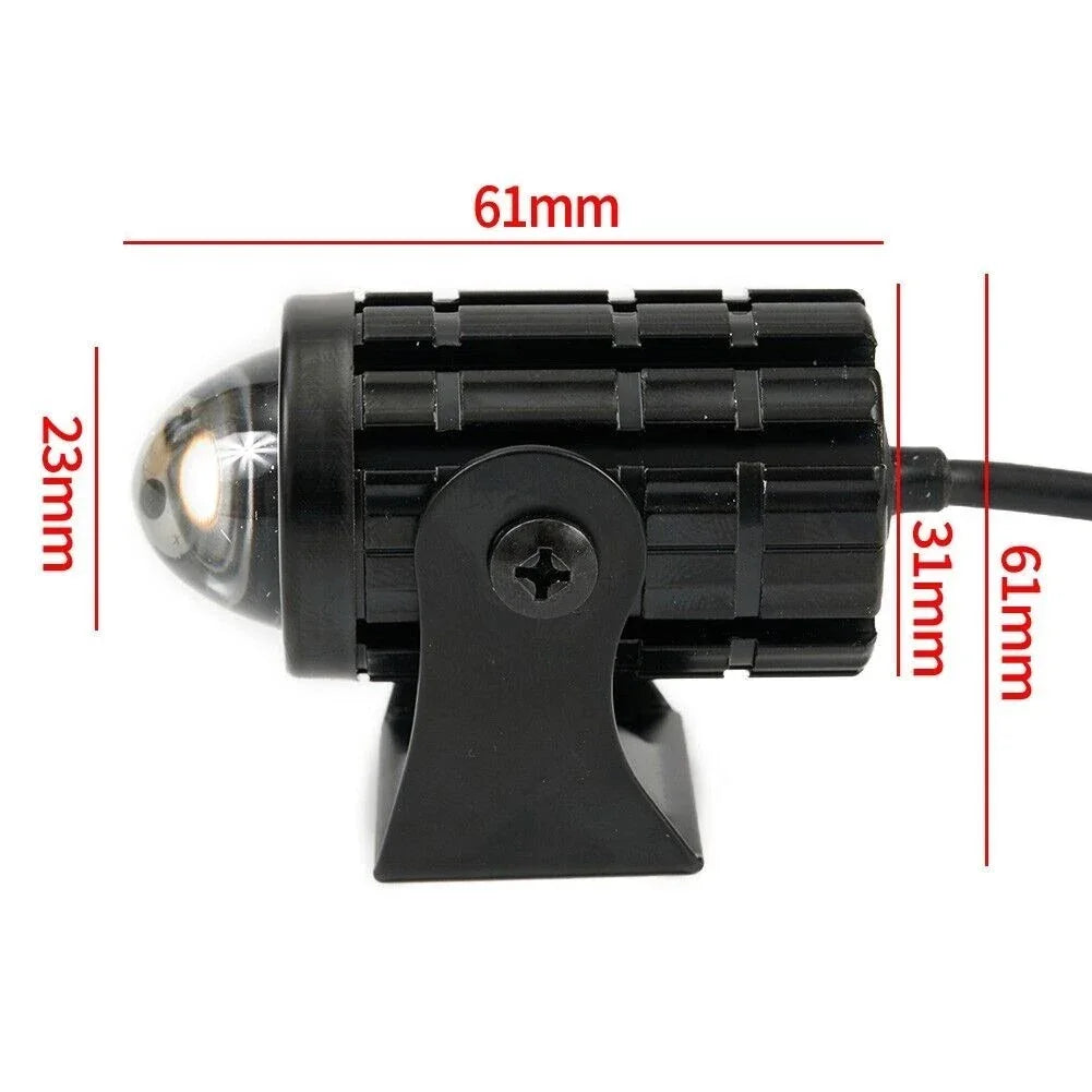Spotlight Foglight 1Pcs LED Motorcycle Fog Light Driving Spot Lamp Yellow/White (8V-80V,30 Watt) - Biker.Store - www.biker.store