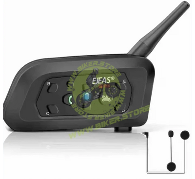 EJEAS V6 Motorcycle Bluetooth Intercom – 1200M Range, Waterproof, HD Voice & Auto-Answer - Biker.Store - www.biker.store