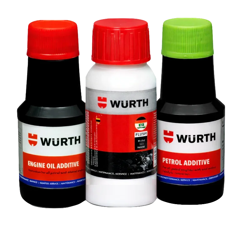 Wurth Combo of Petrol Additive (50ml), Engine Flush (50ml) and Engine Oil Additive (50ml) for Motorbikes - Biker.Store - www.biker.store