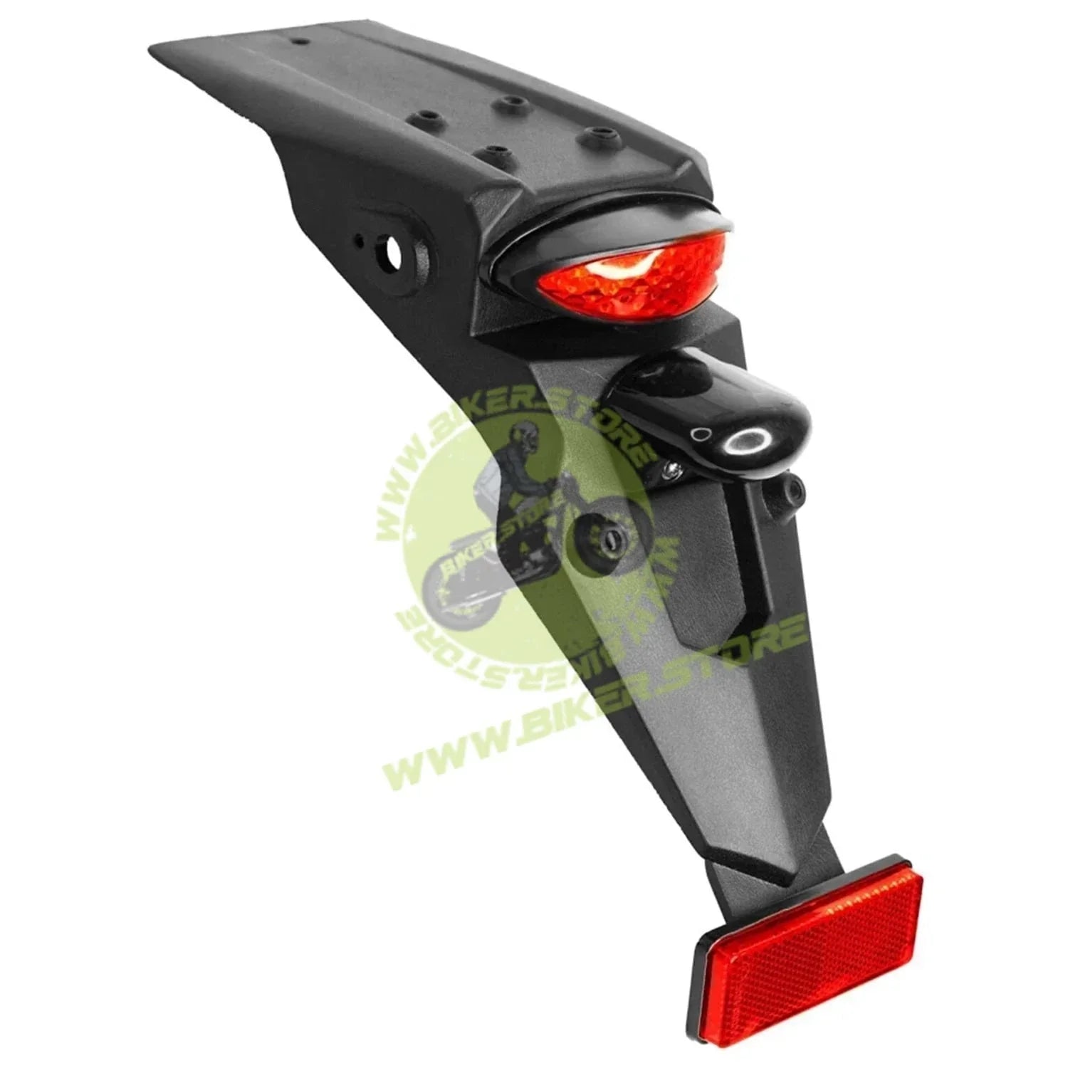 Short Tail Tidy for Hero Xpulse 200 4V | [ABS/with Tail Light] | Minimalist Fender Eliminator (Plug & Play) - [Black/ABS Finish] - Biker.Store - www.biker.store