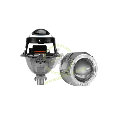 Genome 3.0″ Z-PRO Bi-Xenon Projector (With Silver Bezels, White Halos) 3 Inch Car Foglamp - Biker.Store - www.biker.store