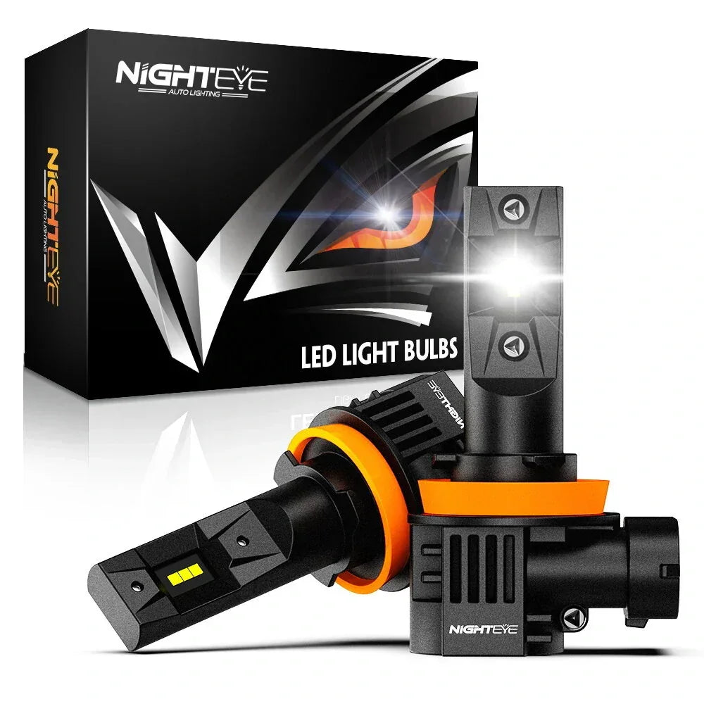 NightEye A315-S10 9005/HB3 2PCS 6500K White LED Car Headlight Bulbs 22000LM/Pair LED Front Headlamp IP68 Waterproof - Type 9005/HB3 - Biker.Store - www.biker.store