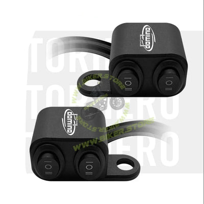 Domino 2 x 3 Way Switch Double On Off On Switch for Motorcycle Handlebar - Biker.Store - www.biker.store