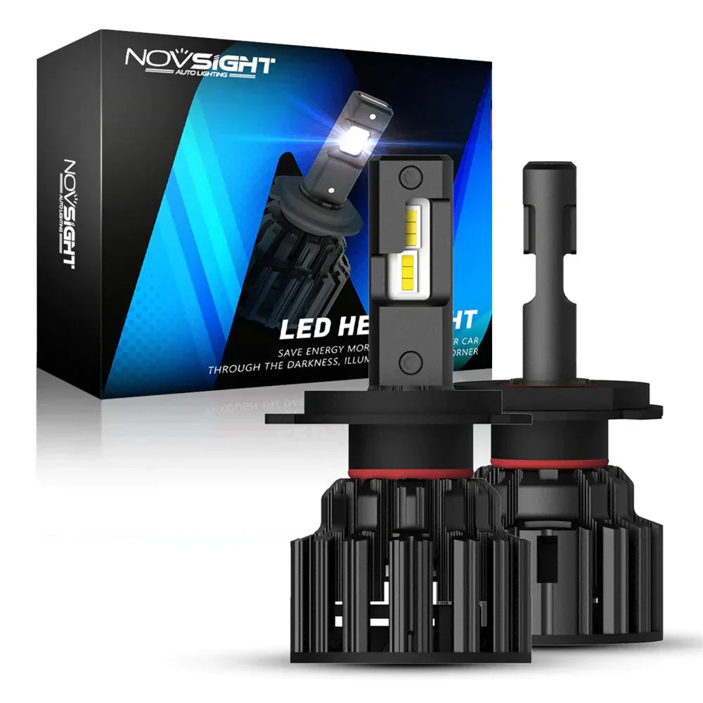 NightEye NOVSIGHT A397-F06 100W 6000K Super Brightness Car Headlights Bulbs H4 Fog Lamp - Biker.Store - www.biker.store
